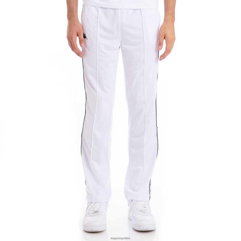 Kappa hombres pantalones deportivos 222 banda astoriazz blanco negro 2FJJXV39