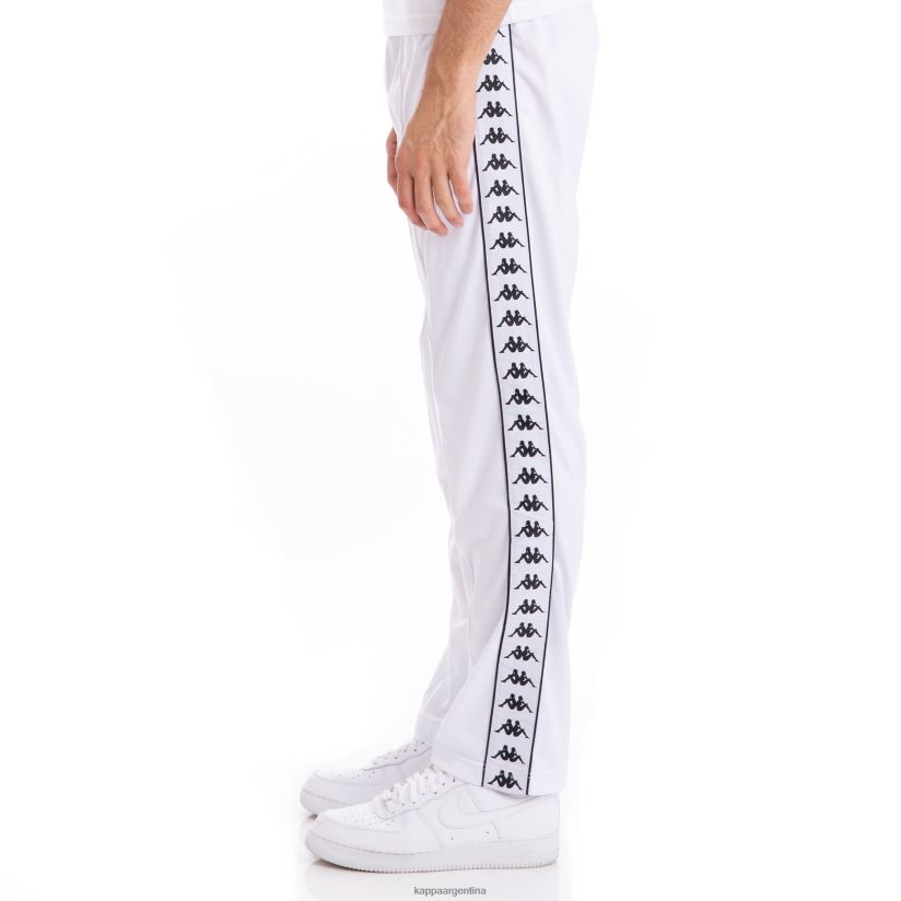 Kappa hombres pantalones deportivos 222 banda astoriazz blanco negro 2FJJXV39