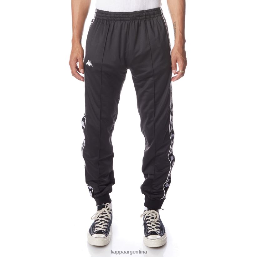 Kappa hombres pantalones deportivos 222 banda rastoriazz humo negro blanco 2FJJXV23