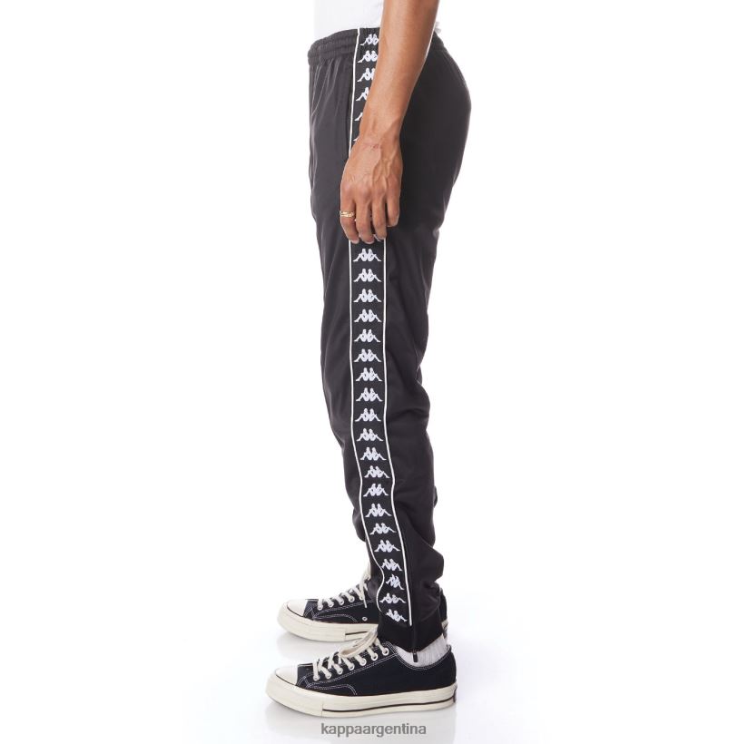 Kappa hombres pantalones deportivos 222 banda rastoriazz humo negro blanco 2FJJXV23