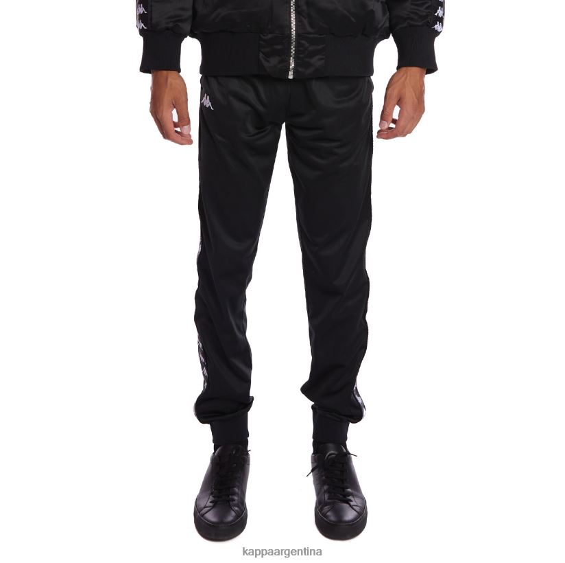 Kappa hombres pantalones deportivos 222 banda rastoriazz negro 2FJJXV36