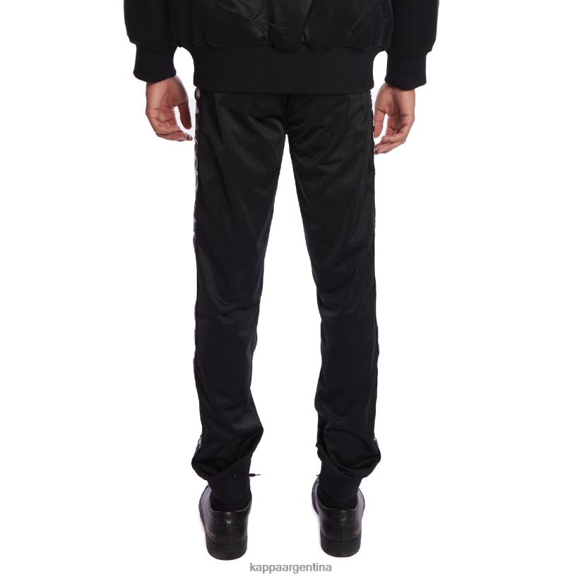 Kappa hombres pantalones deportivos 222 banda rastoriazz negro 2FJJXV36