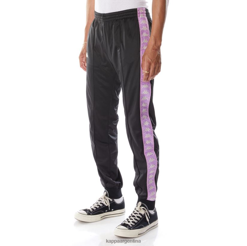 Kappa hombres pantalones deportivos 222 banda rastoriazz violeta humo negro 2FJJXV25