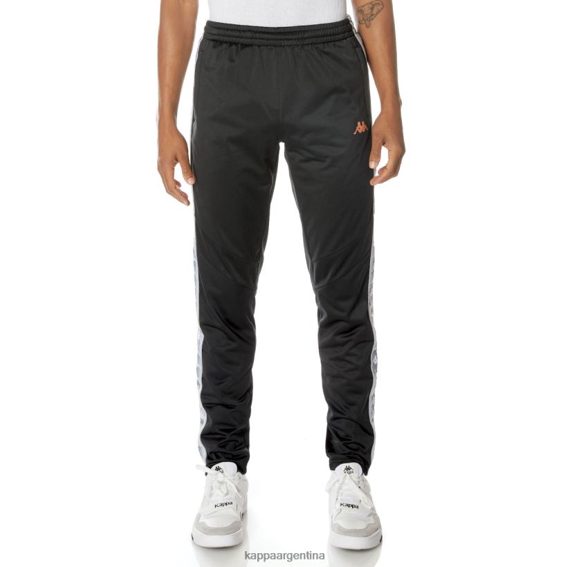 Kappa hombres pantalones deportivos 222 banda world negro azabache 2FJJXV17