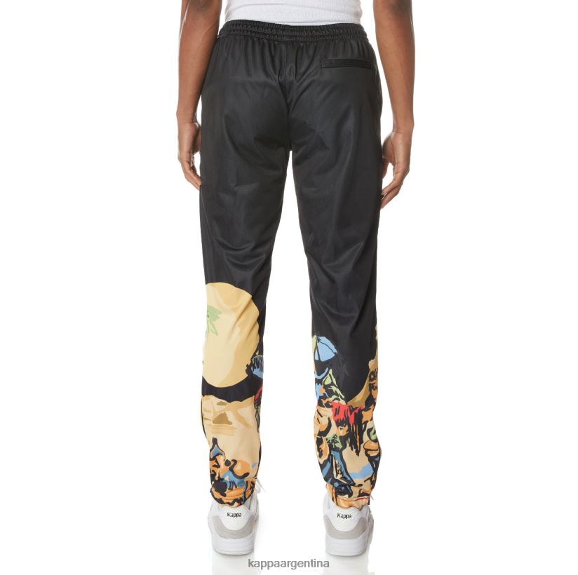 Kappa hombres pantalones deportivos auténticos a la luz de la luna negro azabache 2FJJXV21