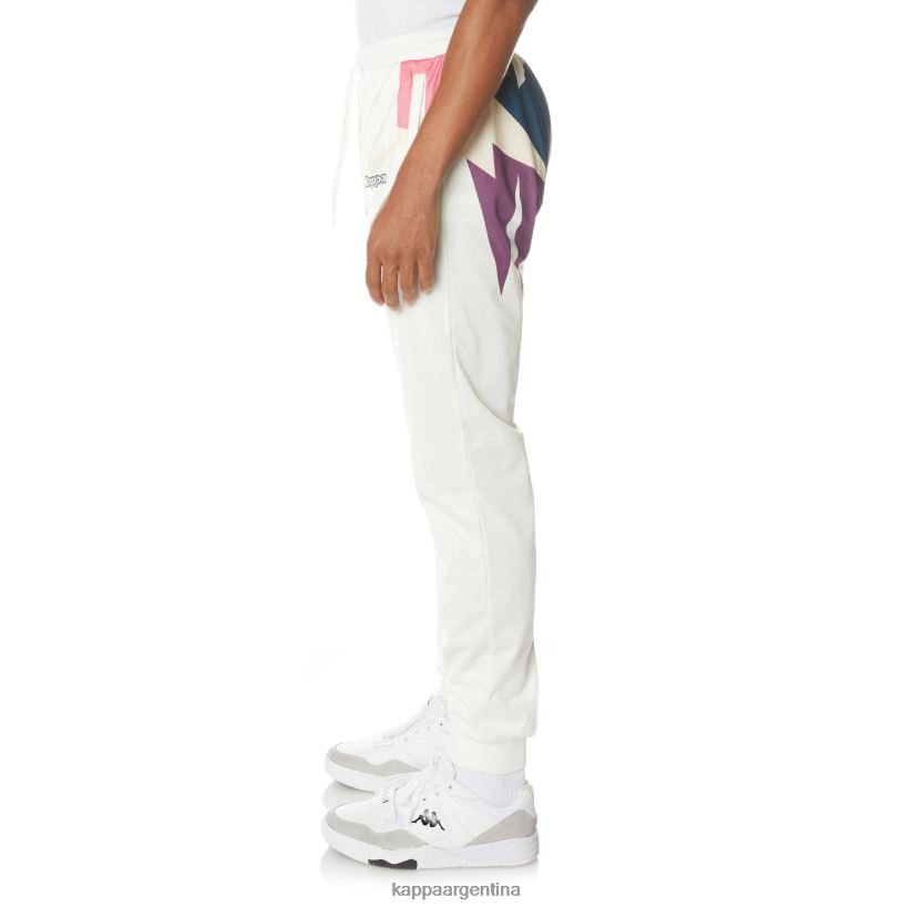 Kappa hombres pantalones deportivos con logo blanco 2FJJXV22
