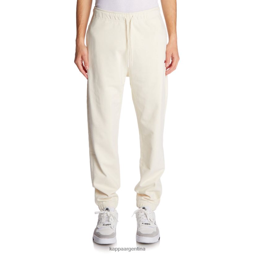 Kappa hombres bata giovani aurion pantalones deportivos crema 2FJJXV69