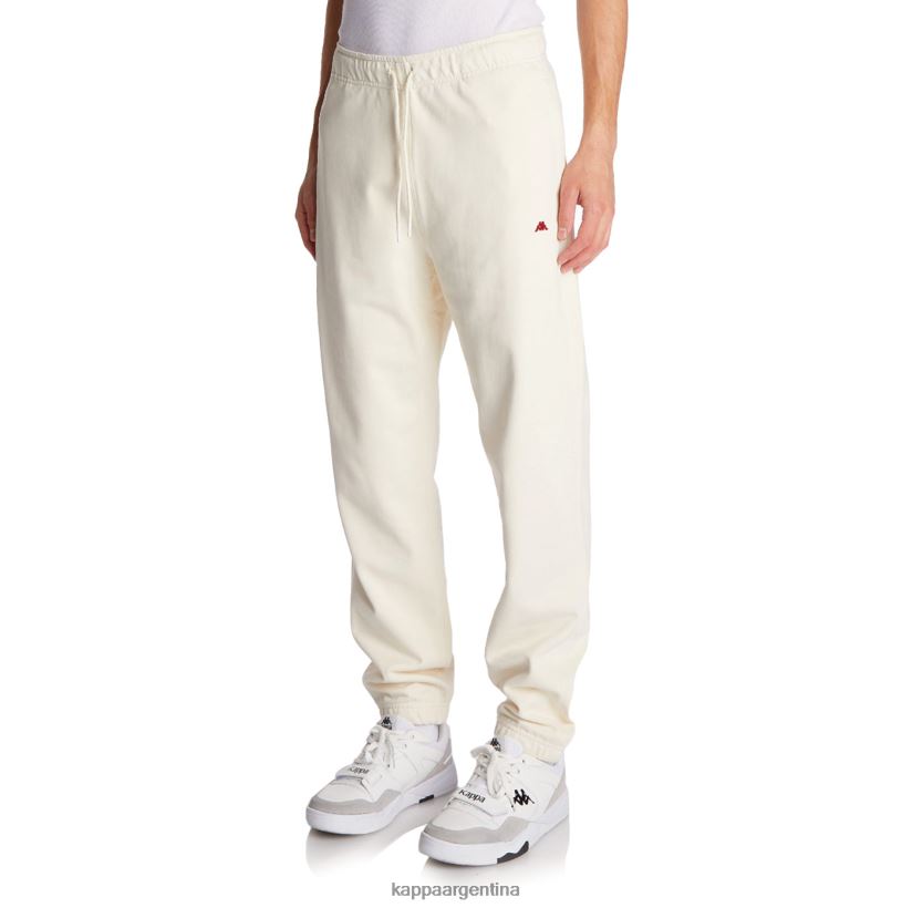 Kappa hombres bata giovani aurion pantalones deportivos crema 2FJJXV69