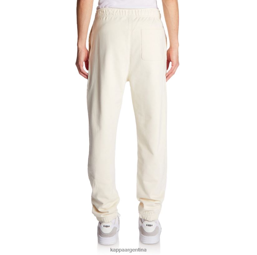 Kappa hombres bata giovani aurion pantalones deportivos crema 2FJJXV69