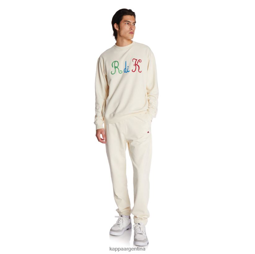 Kappa hombres bata giovani aurion pantalones deportivos crema 2FJJXV69