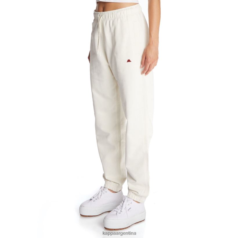 Kappa hombres bata giovani aurion pantalones deportivos crema 2FJJXV69