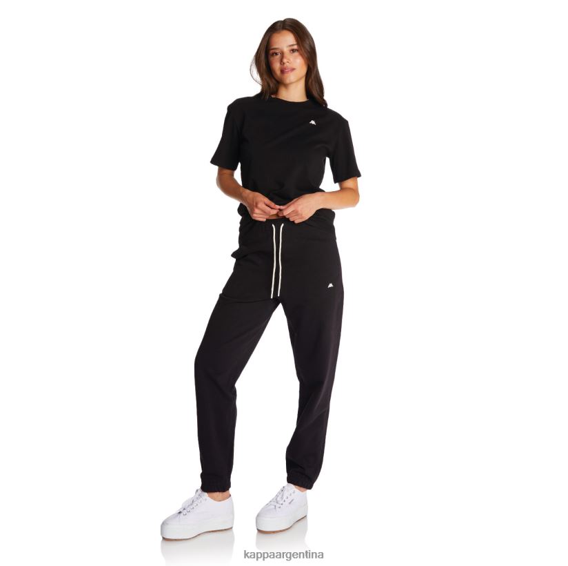 Kappa hombres bata giovani aurion pantalones deportivos negro 2FJJXV67