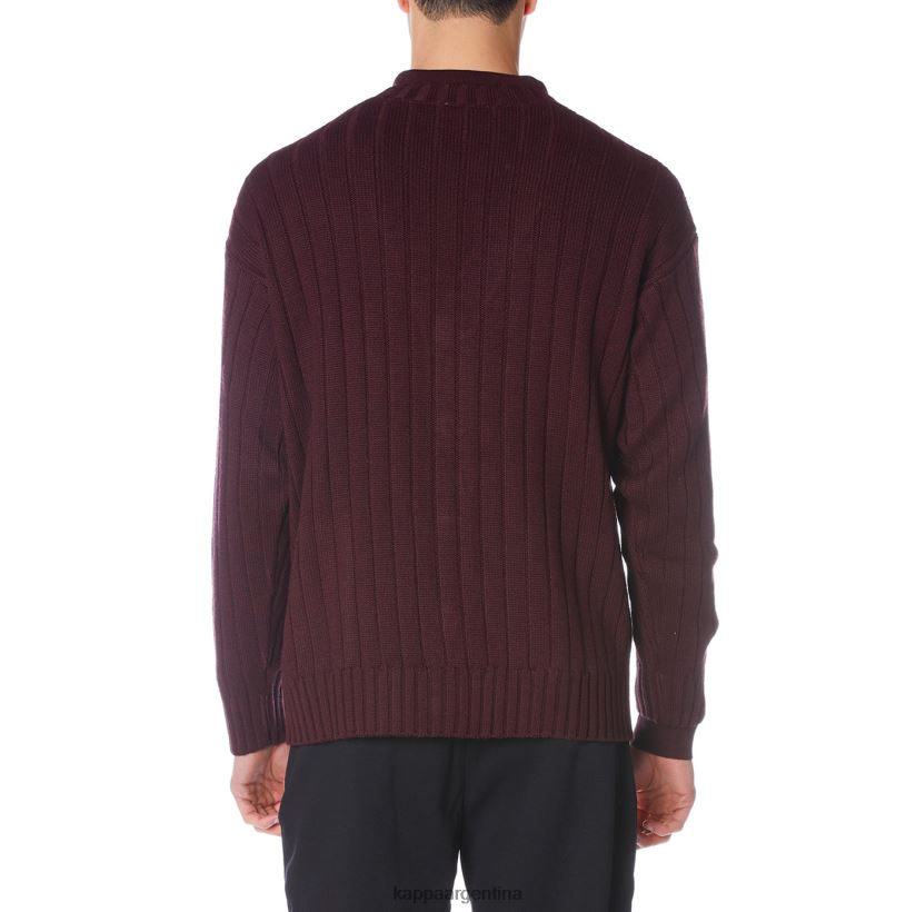 Kappa hombres bata giovani achird cardigan borgoña 2FJJXV100