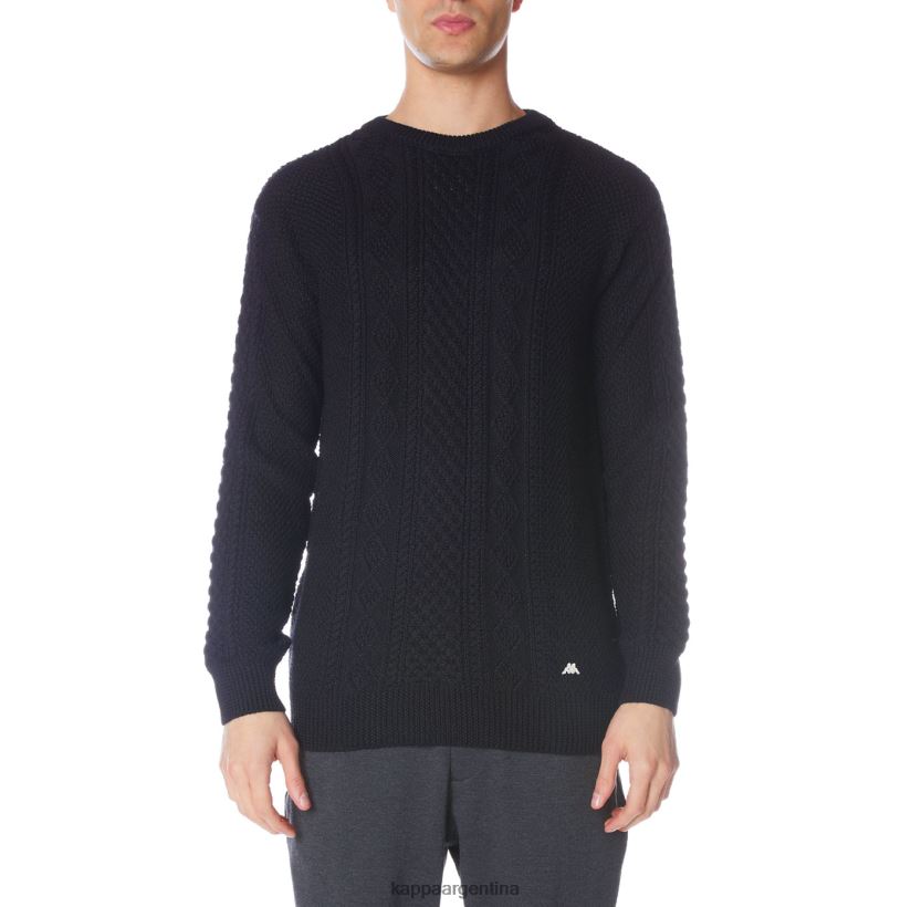 Kappa hombres bata giovani acrab jersey negro 2FJJXV97