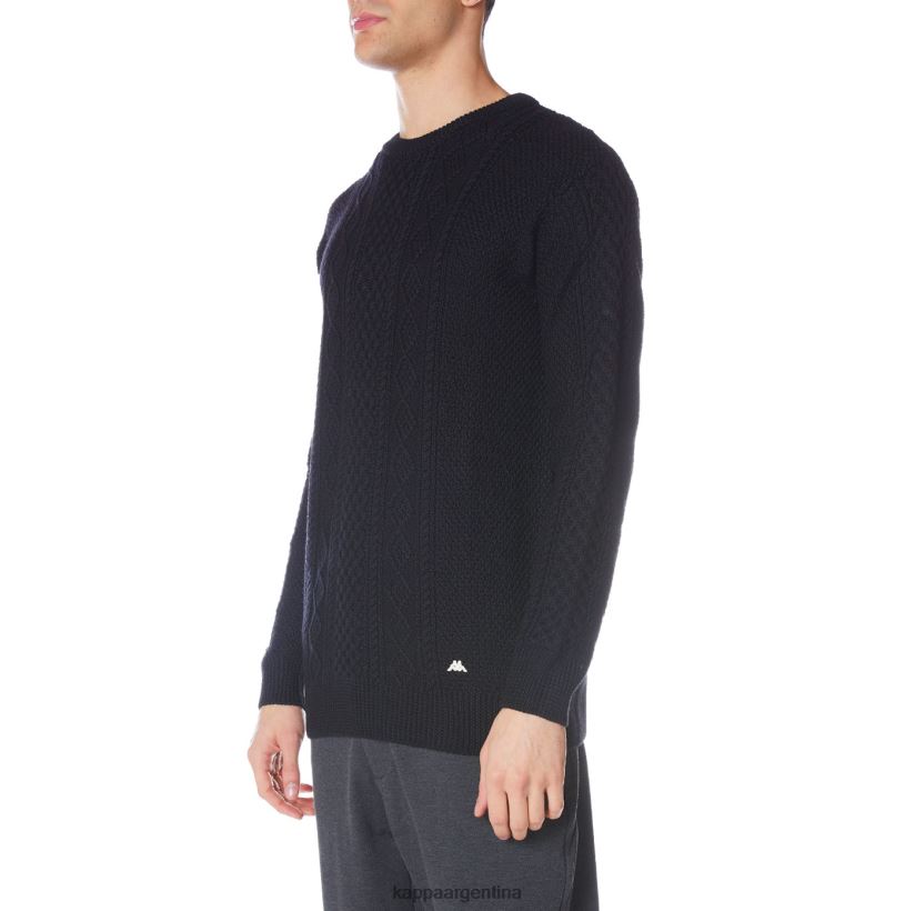 Kappa hombres bata giovani acrab jersey negro 2FJJXV97