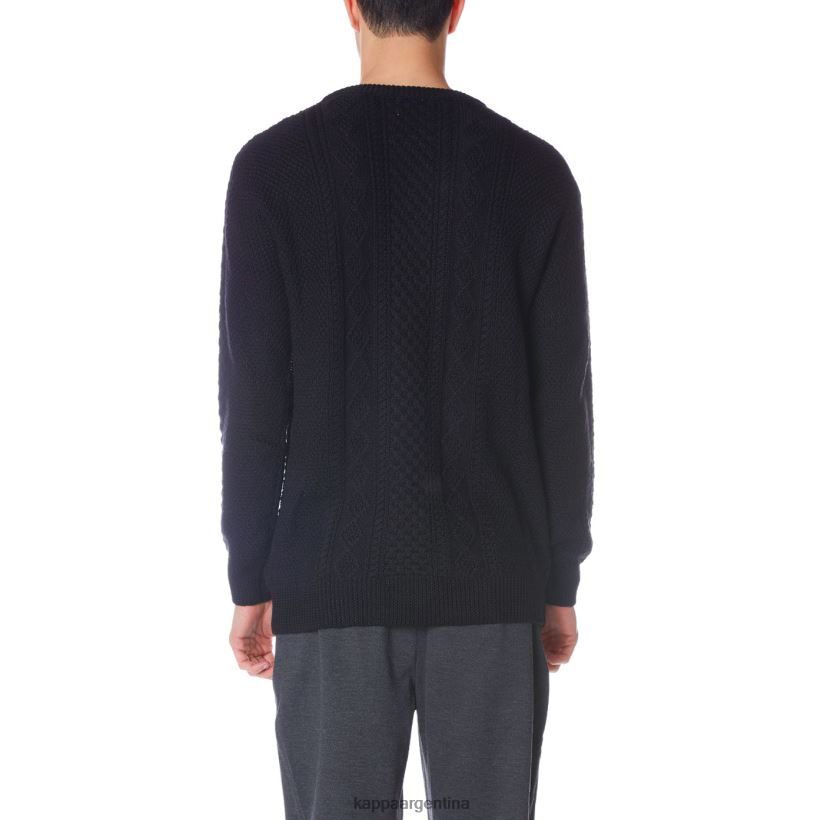 Kappa hombres bata giovani acrab jersey negro 2FJJXV97
