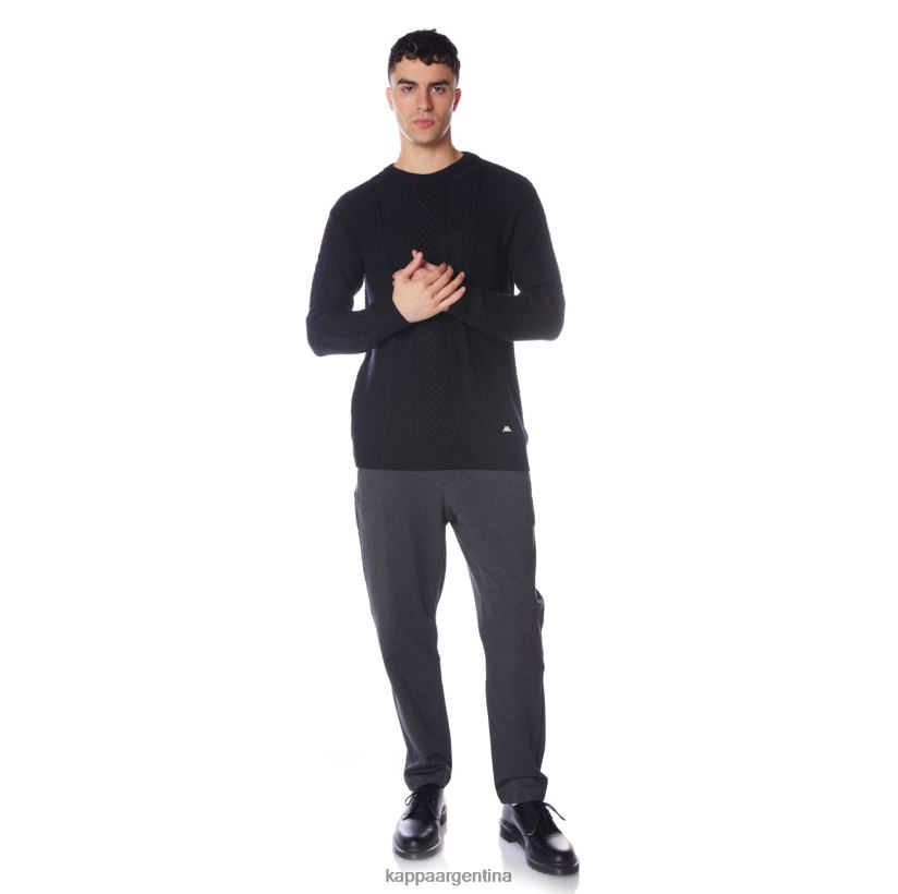 Kappa hombres bata giovani acrab jersey negro 2FJJXV97