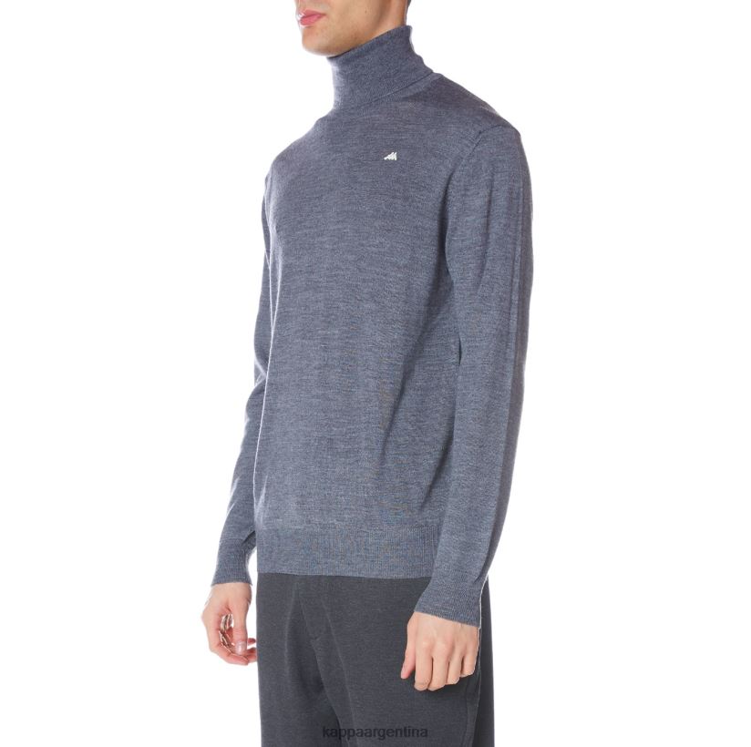 Kappa hombres bata giovani deiron cuello alto gris claro 2FJJXV94
