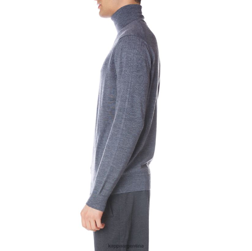 Kappa hombres bata giovani deiron cuello alto gris claro 2FJJXV94