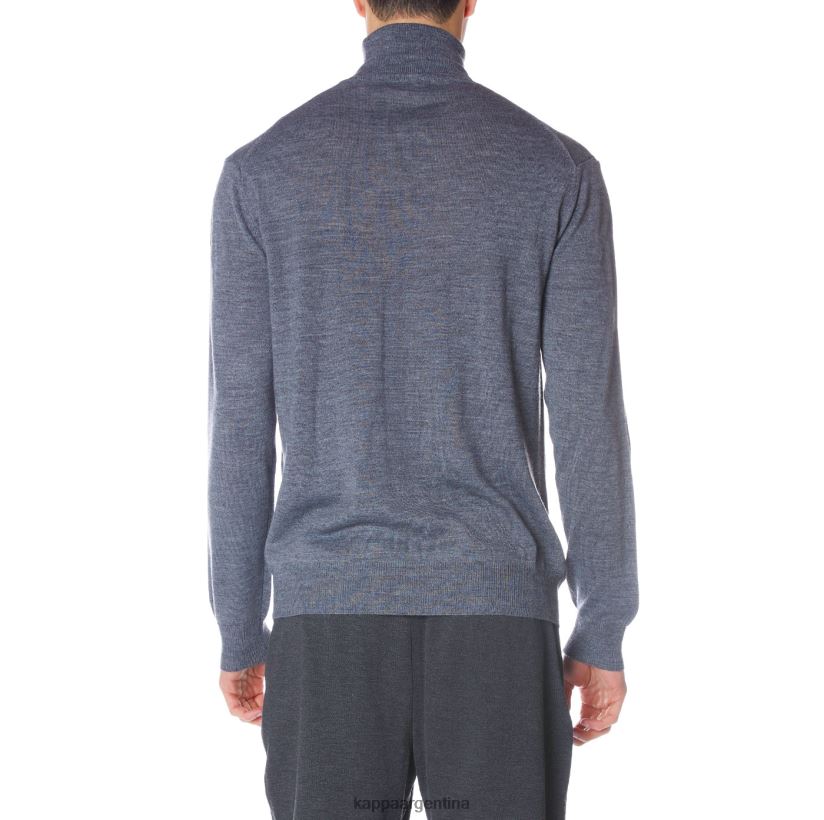 Kappa hombres bata giovani deiron cuello alto gris claro 2FJJXV94