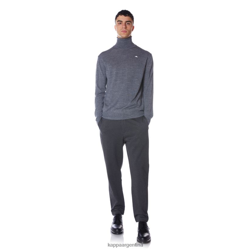Kappa hombres bata giovani deiron cuello alto gris claro 2FJJXV94