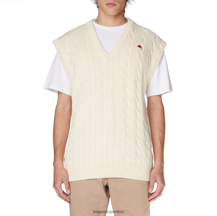 Kappa hombres bata giovani nembus chaleco crema 2FJJXV91