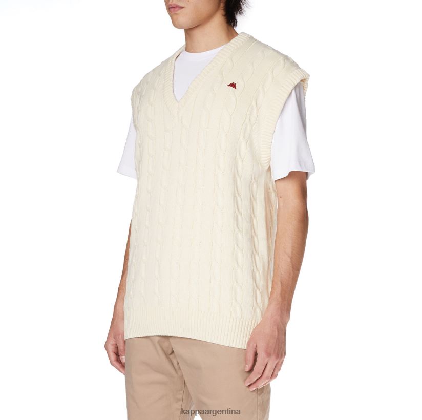 Kappa hombres bata giovani nembus chaleco crema 2FJJXV91