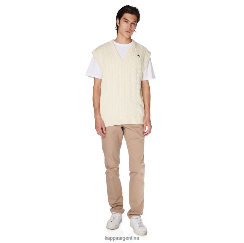 Kappa hombres bata giovani nembus chaleco crema 2FJJXV91