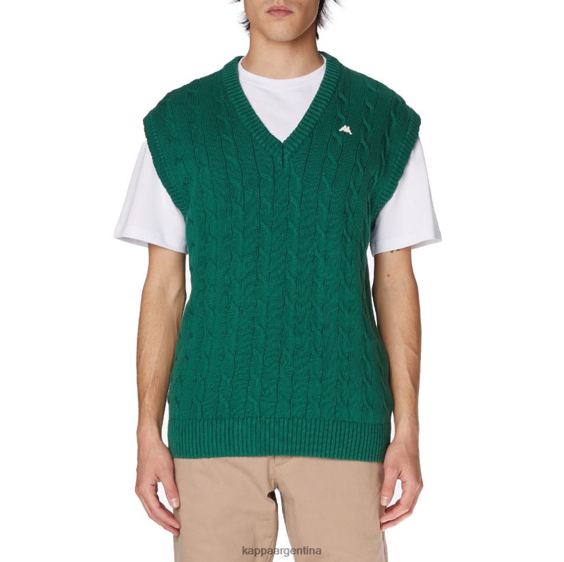 Kappa hombres bata giovani nembus chaleco verde 2FJJXV92