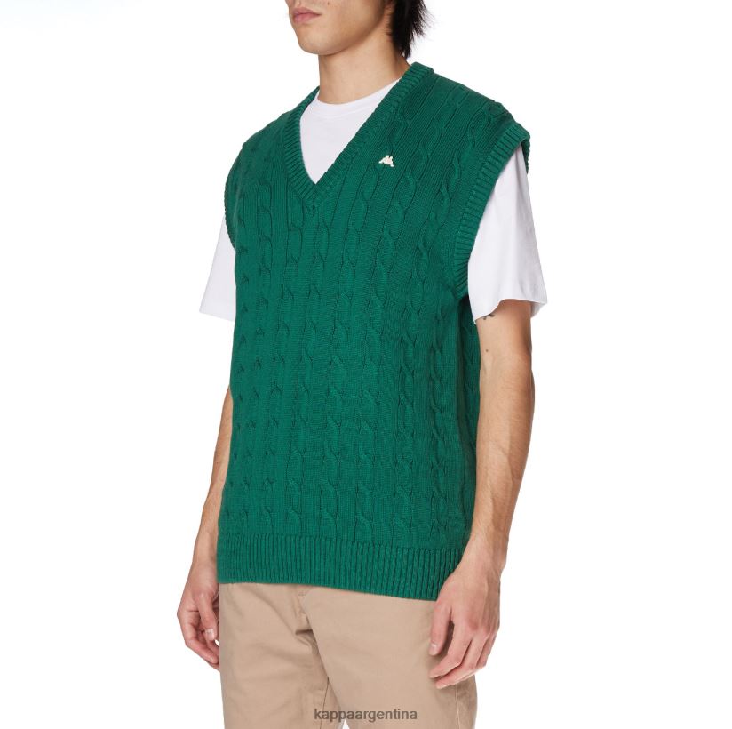 Kappa hombres bata giovani nembus chaleco verde 2FJJXV92