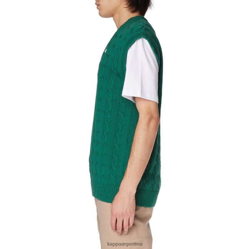 Kappa hombres bata giovani nembus chaleco verde 2FJJXV92
