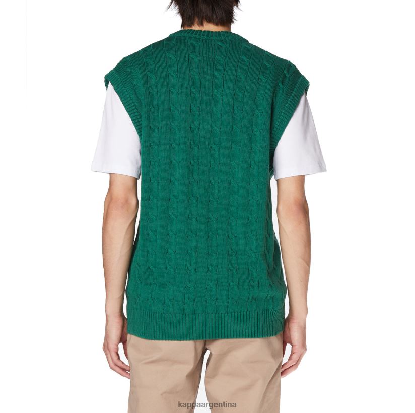 Kappa hombres bata giovani nembus chaleco verde 2FJJXV92