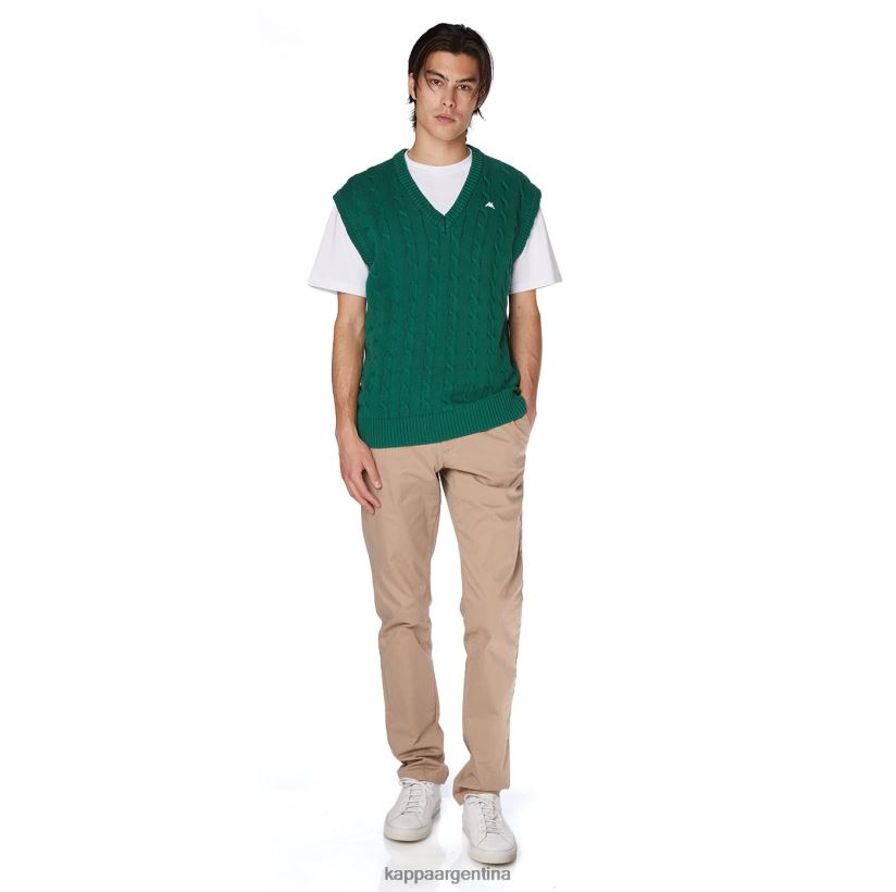 Kappa hombres bata giovani nembus chaleco verde 2FJJXV92