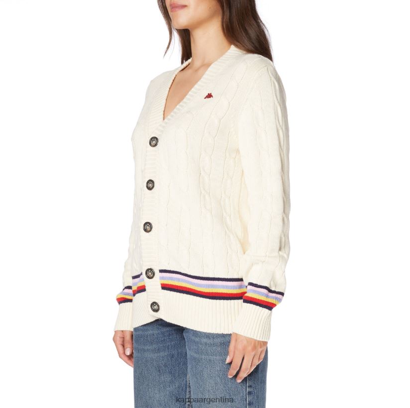 Kappa hombres bata giovani nihal cardigan crema 2FJJXV88