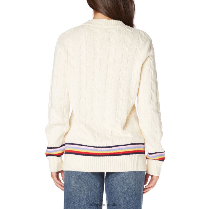 Kappa hombres bata giovani nihal cardigan crema 2FJJXV88