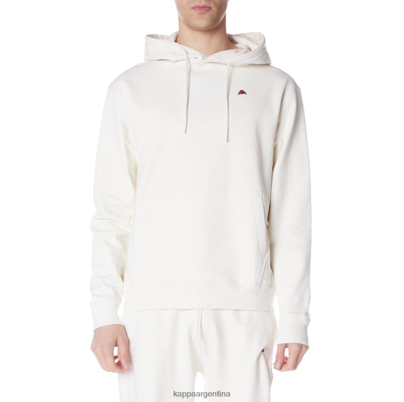 Kappa hombres bata giovani gramys sudadera con capucha crema 2FJJXV48