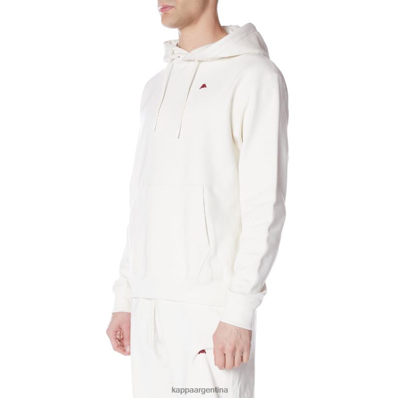 Kappa hombres bata giovani gramys sudadera con capucha crema 2FJJXV48