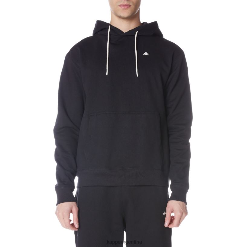 Kappa hombres bata giovani gramys sudadera con capucha negro 2FJJXV50