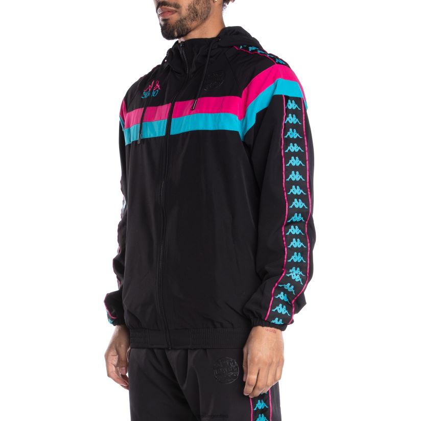 Kappa hombres sudadera con capucha de 222 banda gumball glas tour negro 2FJJXV56