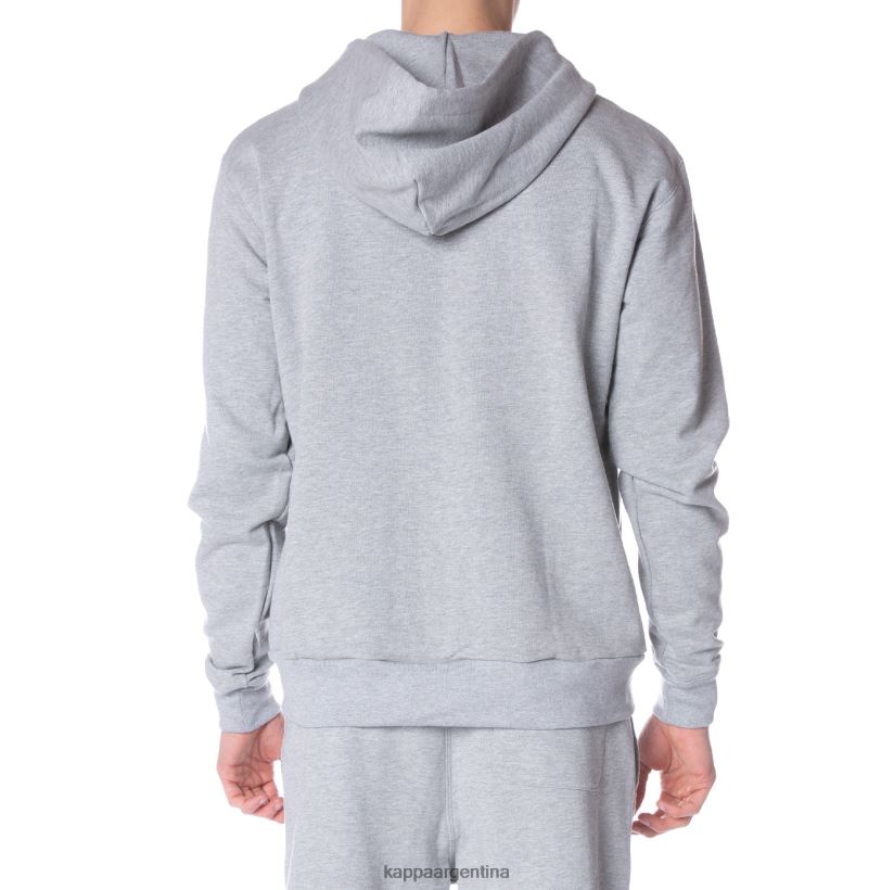 Kappa hombres sudadera robe giovani portos gris claro 2FJJXV52