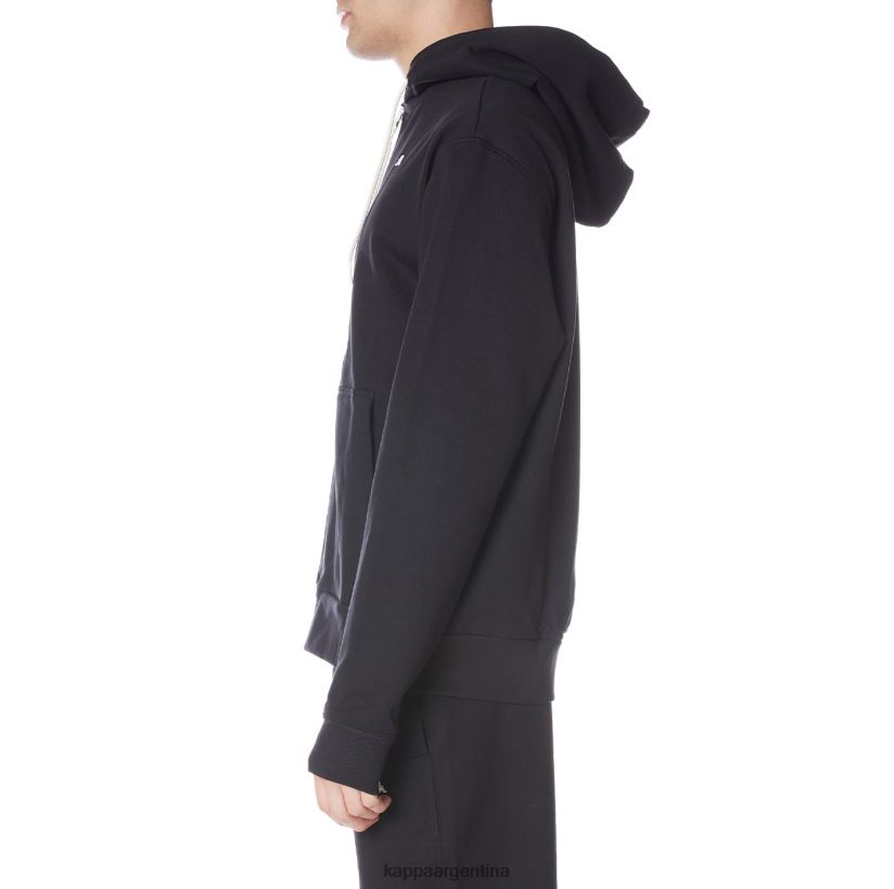 Kappa hombres sudadera robe giovani portos negro 2FJJXV51