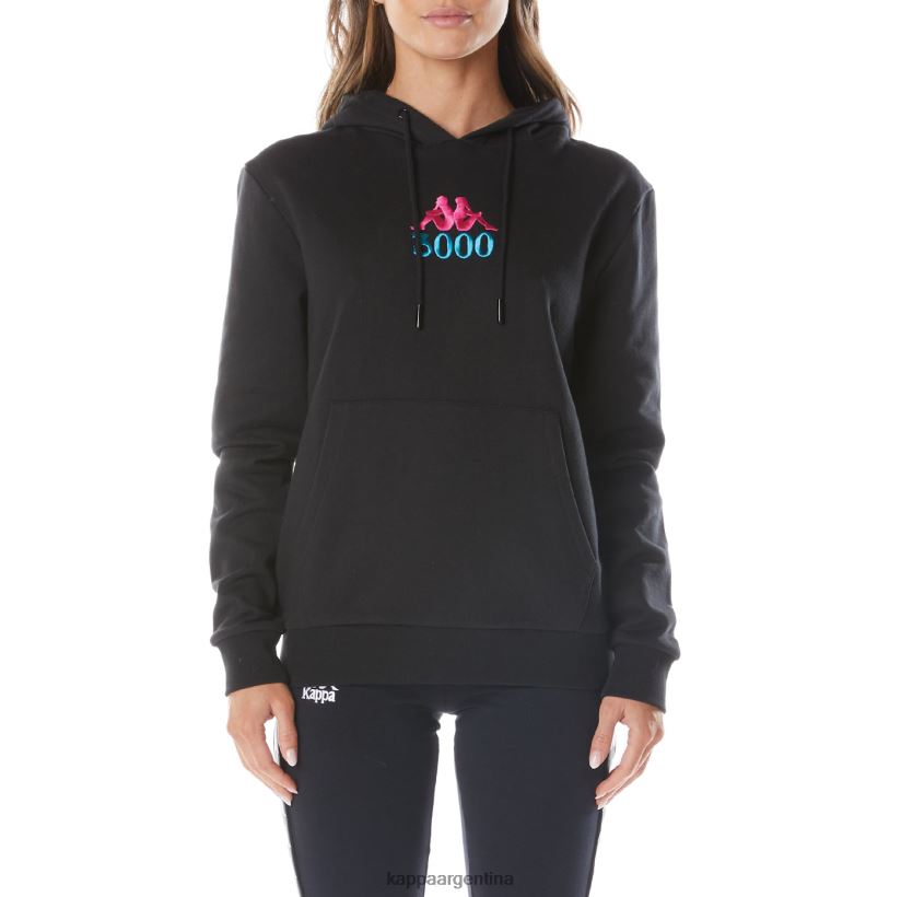 Kappa hombres sudaderas con capucha de gumball gazes negro 2FJJXV57