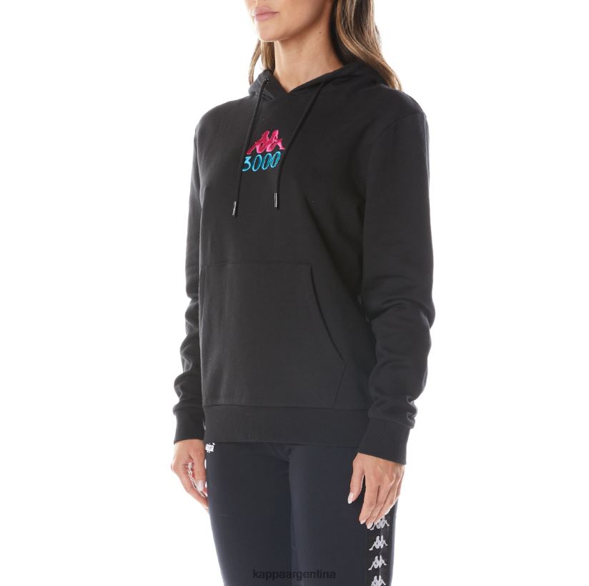 Kappa hombres sudaderas con capucha de gumball gazes negro 2FJJXV57