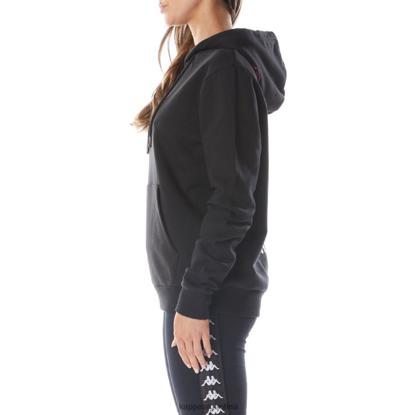 Kappa hombres sudaderas con capucha de gumball gazes negro 2FJJXV57