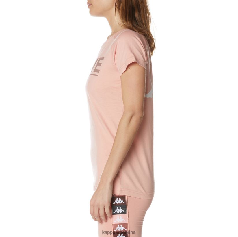 Kappa mujer camiseta autentica gornicza rosa 2FJJXV379