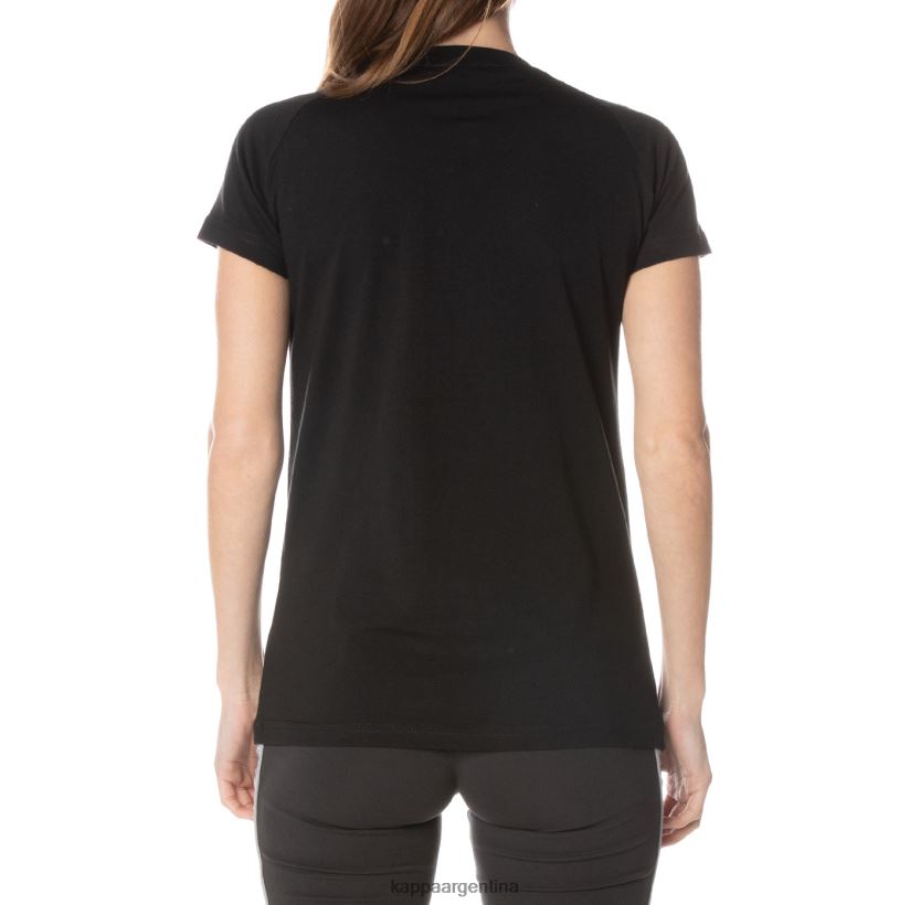Kappa mujer camiseta westessi auténtica azabache negro 2FJJXV376