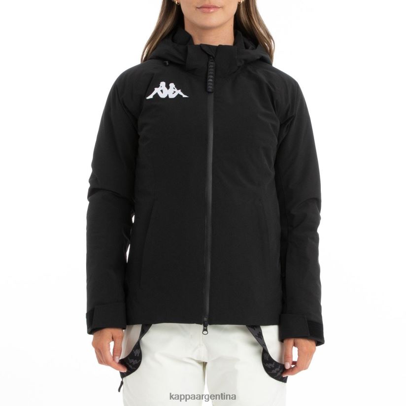 Kappa mujer chaqueta de esquí 6cento 610 negro 2FJJXV372