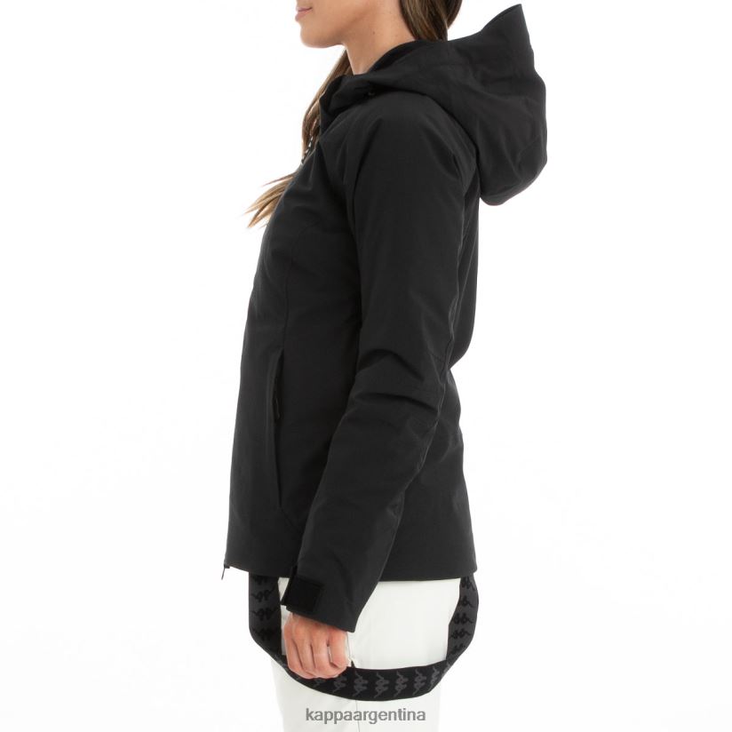 Kappa mujer chaqueta de esquí 6cento 610 negro 2FJJXV372