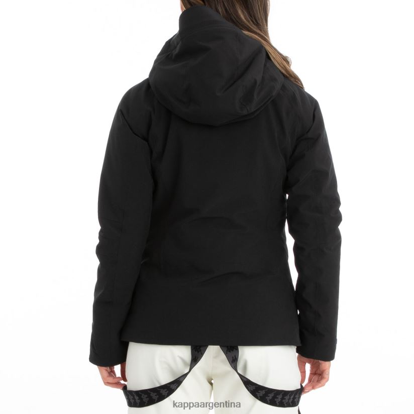 Kappa mujer chaqueta de esquí 6cento 610 negro 2FJJXV372