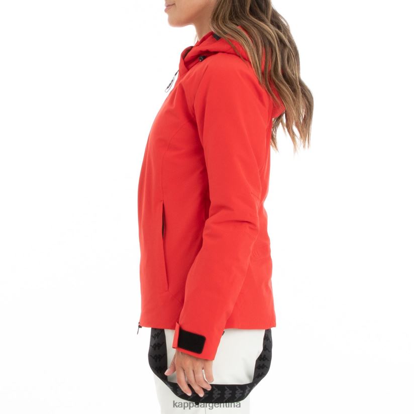 Kappa mujer chaqueta de esquí 6cento 610 rojo 2FJJXV375